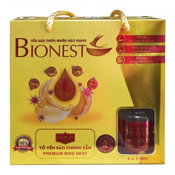 Yến sào Bionest Gold cao cấp hộp tiết kiệm