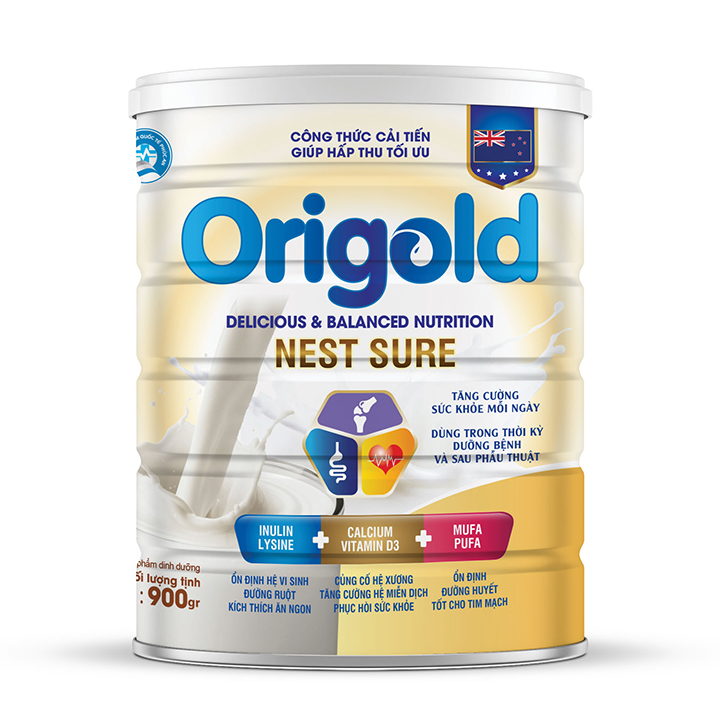 Sữa Origold nestsure 900g