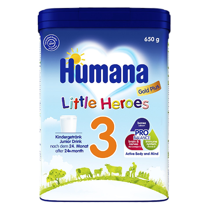 Sữa bột Humana Gold số 3 650g